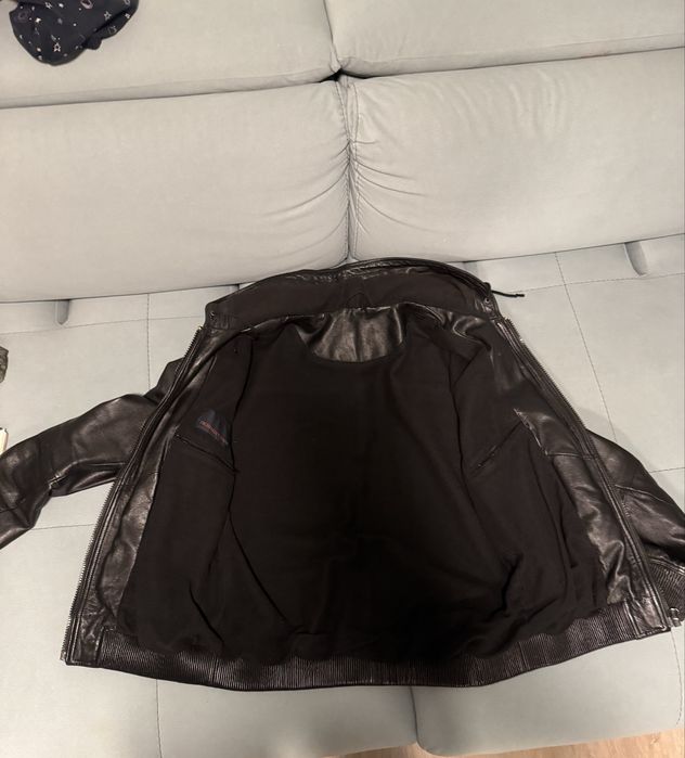 Кожен бомбър Trussardi