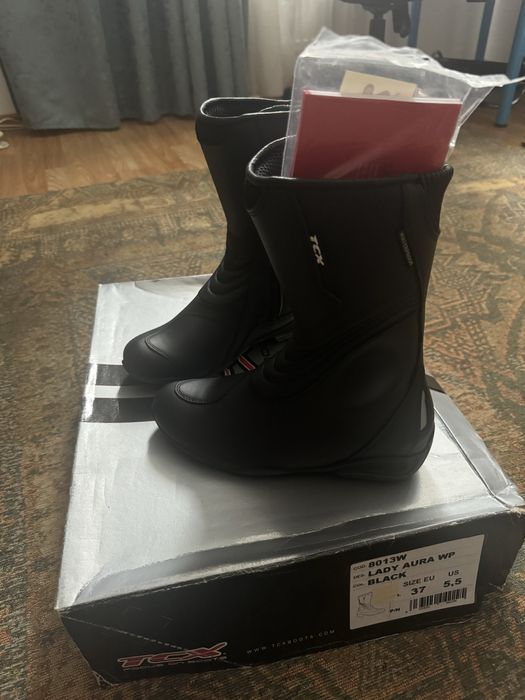 Cizme moto dama piele TCX LADY AURA WP
