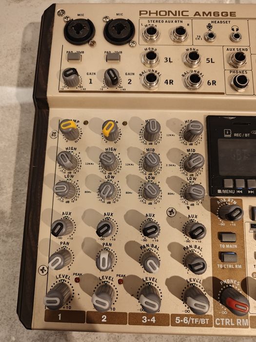 Mixer Phonic AM6GE gold edition