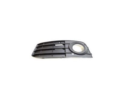 Grila bara fata Audi A4-S4 (B8), 11.2007-10.2011, Stanga, 133727-3 cu locas pentru proiectoare, NEGRU