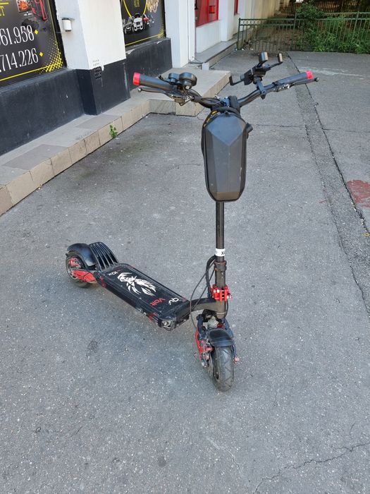 Noble Amanet - Trotineta electrica QuickVolt 10X, Autonomie 70 Km, Viteza 65 Km/h, Motor 2x 1000W