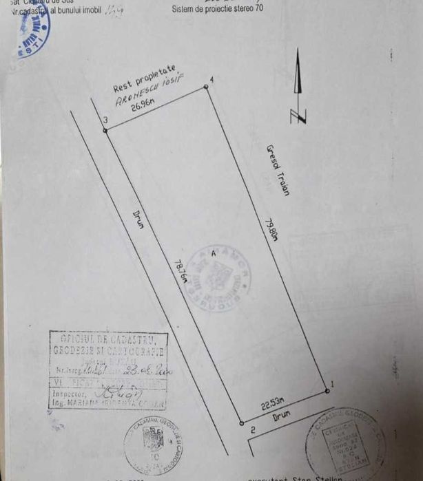 Teren arabil 1.600 mp – Clondiru de Sus, Pietroasele – acces la drum