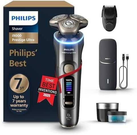 Нова Philips i9000 Prestige XP9402 – самобръсначка SkinIQ, 5 режима