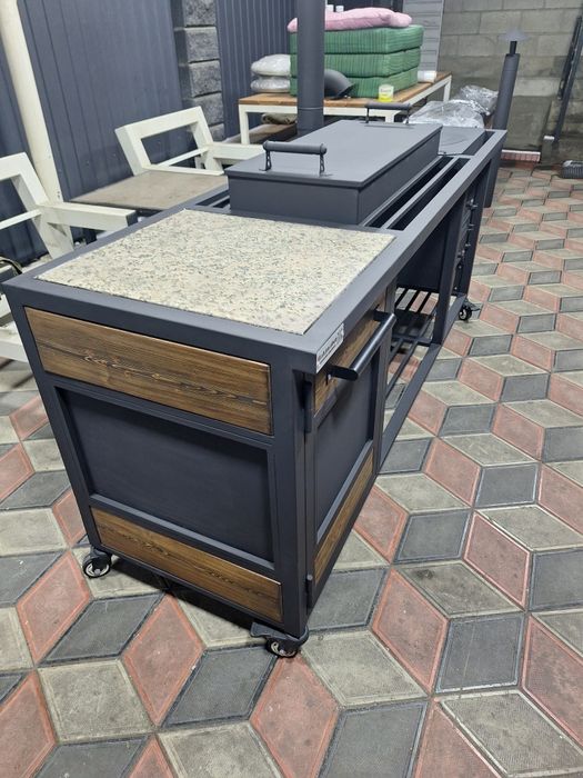 Мангал, печь, рабочая поверхность.