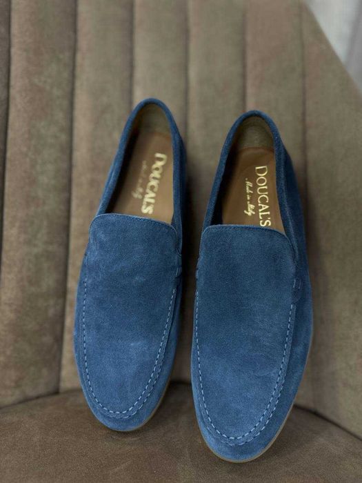Doucal's мужские замшевые лоферы Италия РАЗМЕР 40,41.5
