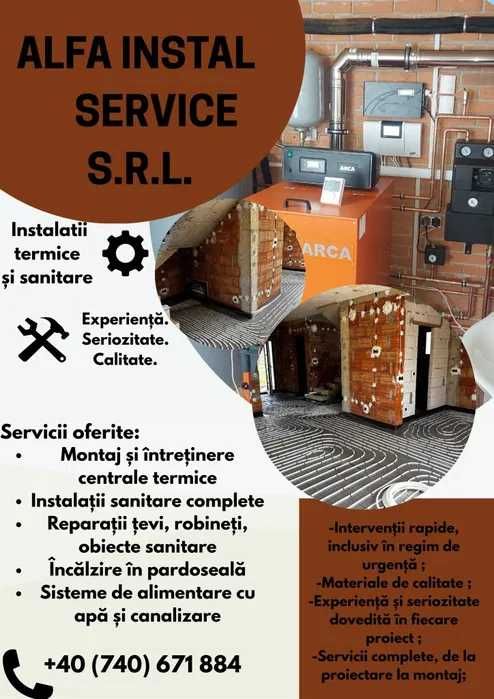 Instalator ofer servicii