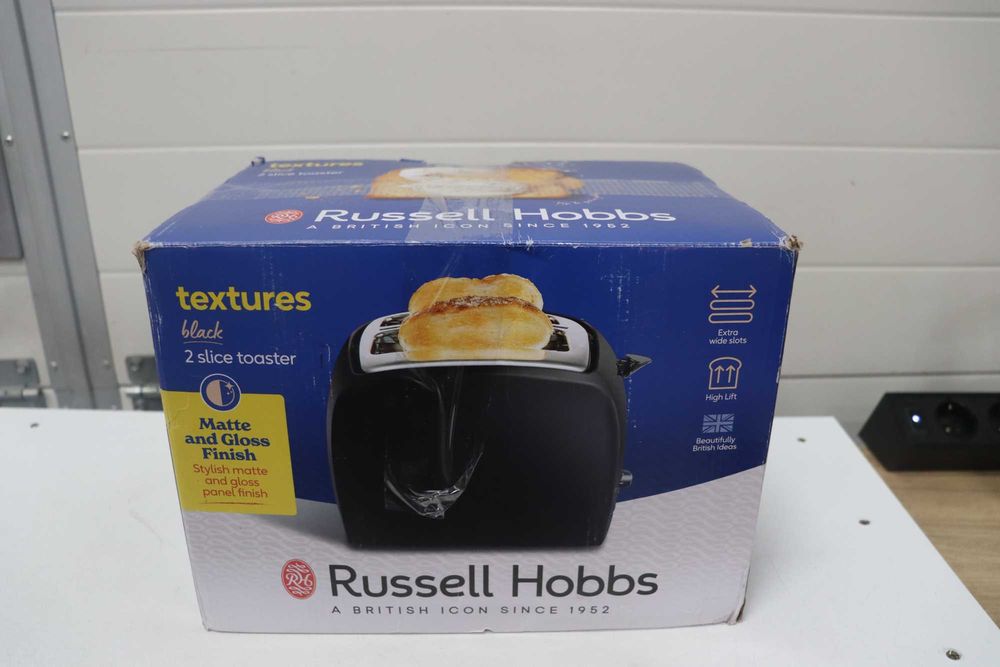 Тостер Russell Hobbs Textures Plus (22601-56) 850W, UK щепсел