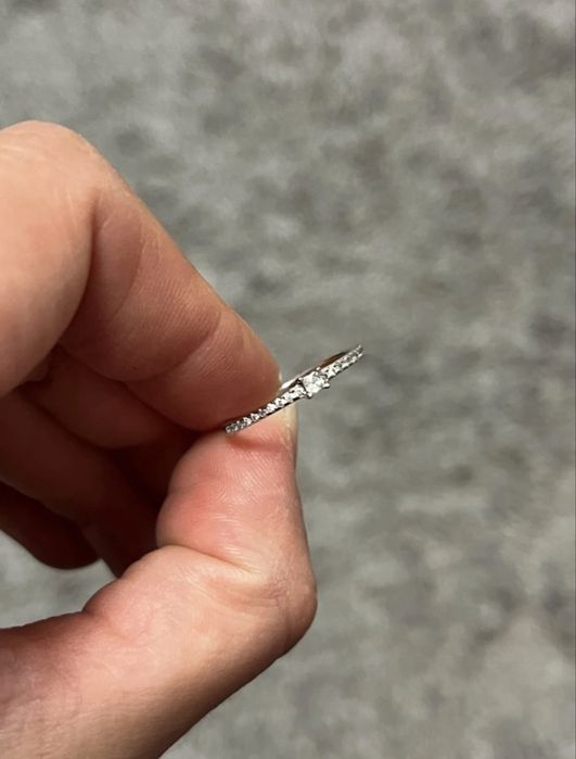 Сребърен дамски пръстен