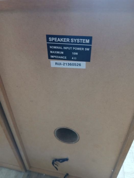 Boxe Speaker system 10w 4ohm