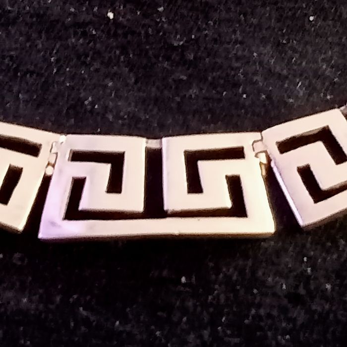 Colier de argint placat cu aur de 14 k