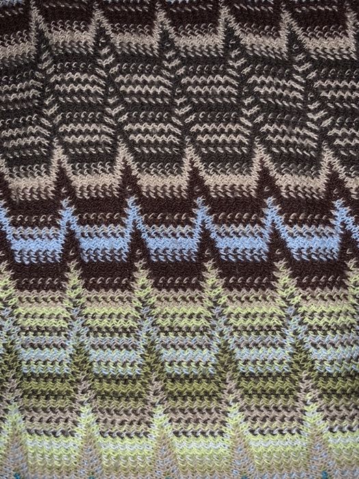 Top / Bluza / Bolero scurt Comma, imprimeu stil Missoni