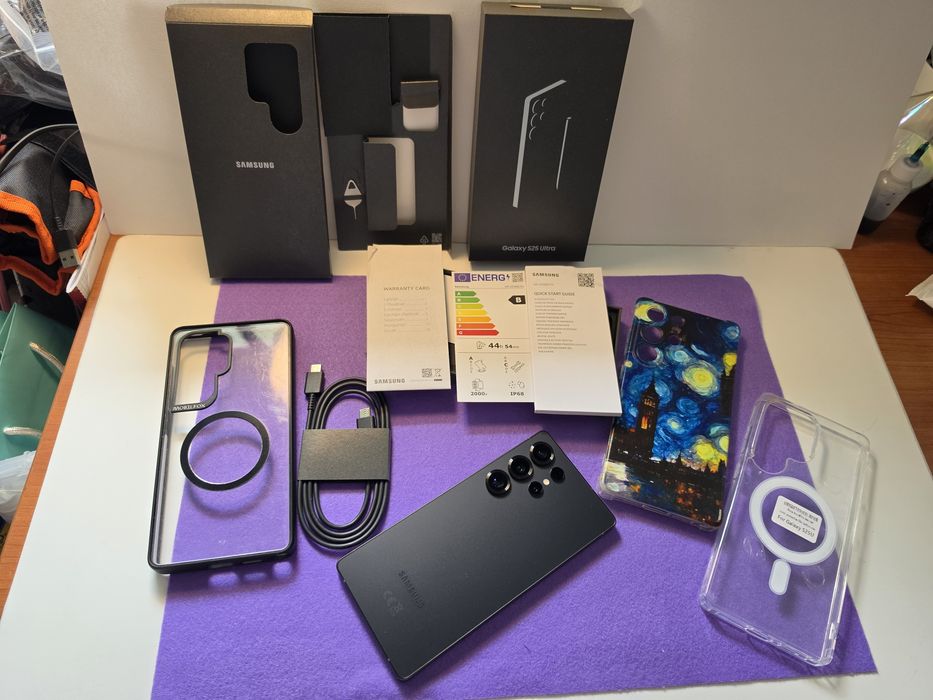 Samsung S25 Ultra 512GB Titanium Jetblack ca nou+garantie noiembrie 2027 samsung