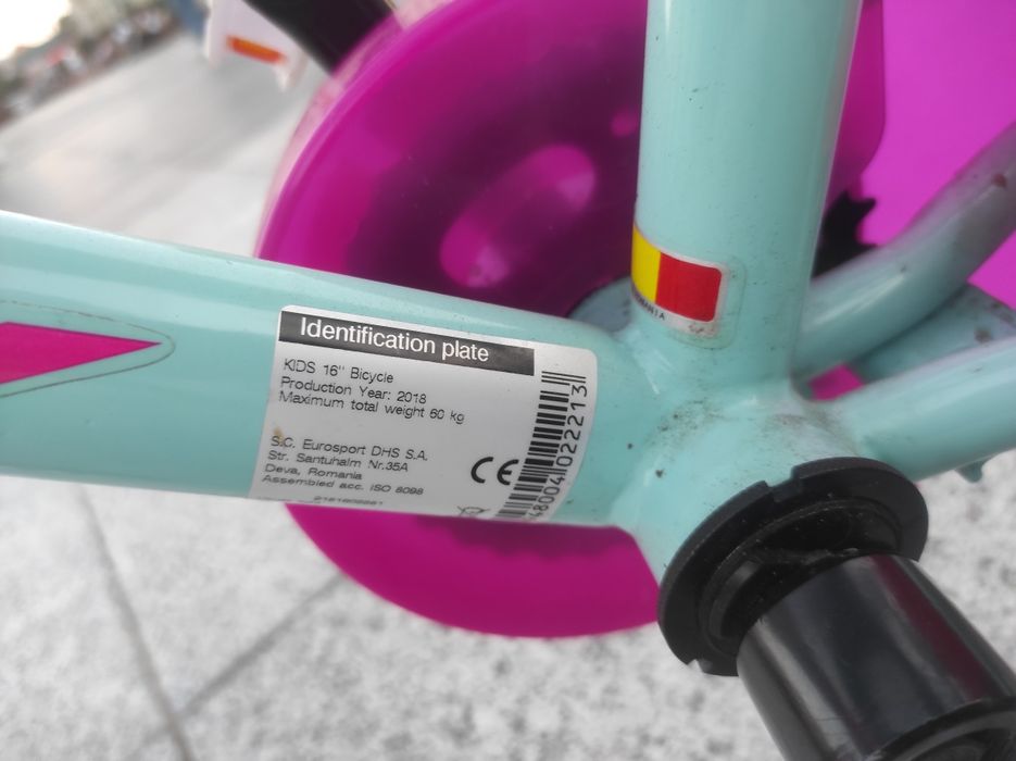 Bicicleta DHS Daisy 4-6 ani