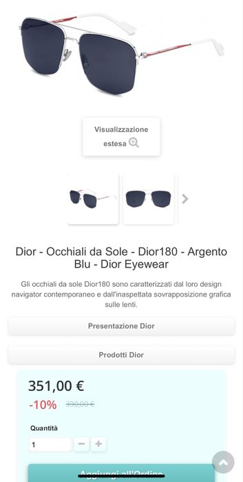 Dior - Ochelari de soare pentru barbati