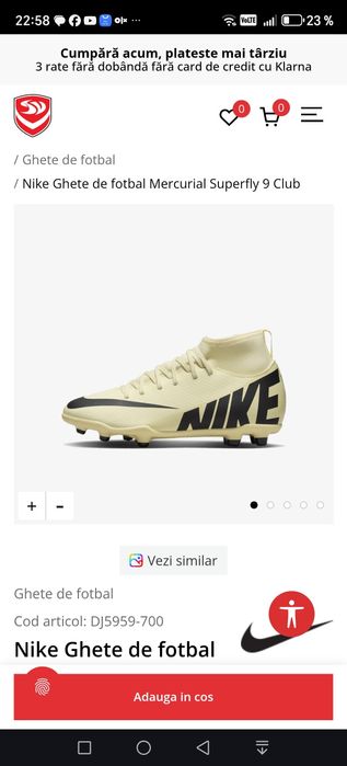 Nike Mercurial Superfly 9 Club nr 38 / 24 cm