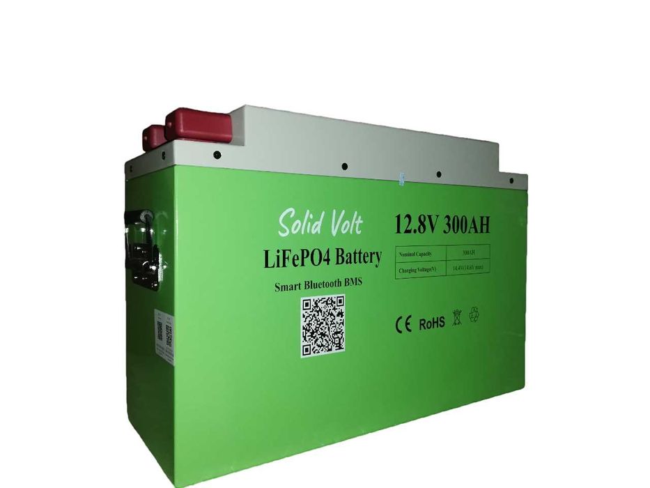 Baterie litiu Lifepo4PO4 12V – 300Ah, smart BMS, Bluetooth