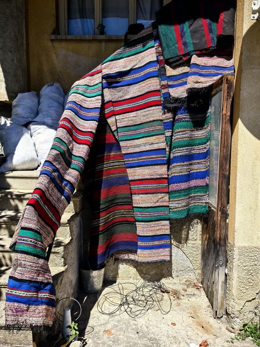 Черги тъкани на стан. 3м/0,80м