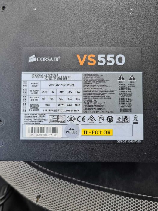 Sursa PC Corsair,Segotep,ACBell,Nira 720,600,550,400W