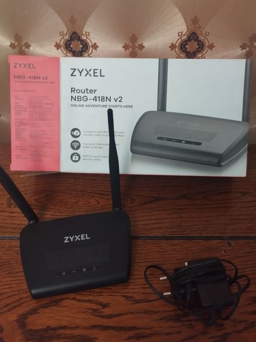 Беспроводной маршрутизатор Zyxel NBG-418N v2