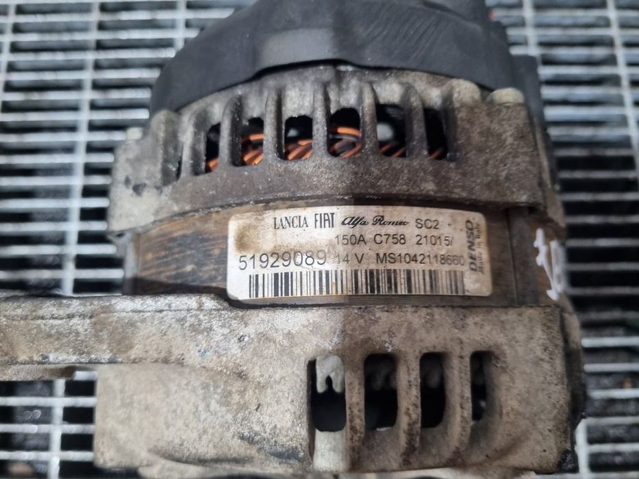 Alternator Jeep Renegade 2.0 D 2014 - 2018 140CP 1956CC EBT (1025) Diesel 51929089