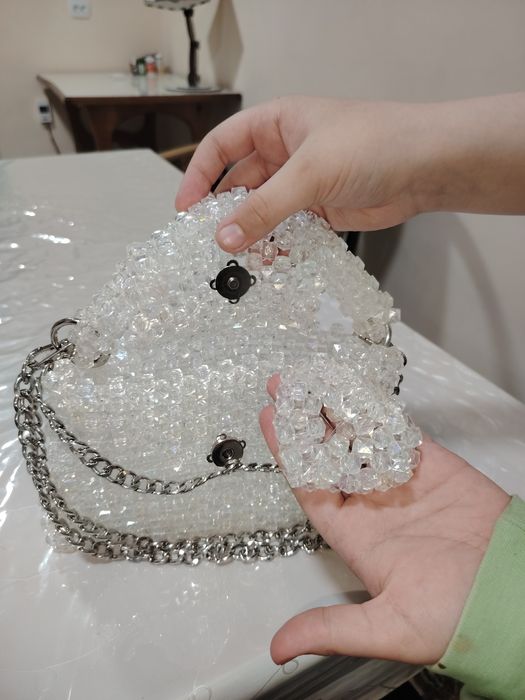 Munjoqlardan tayyorlangan sumka