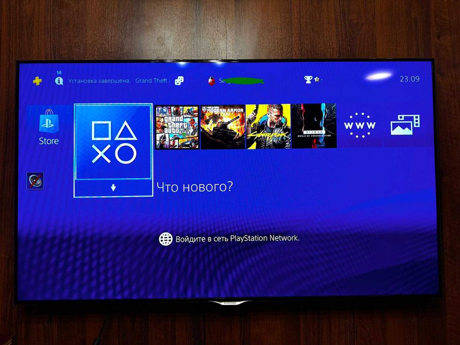 Sony PlayStation 4 Slim 1TB + 2 геймпада + игры