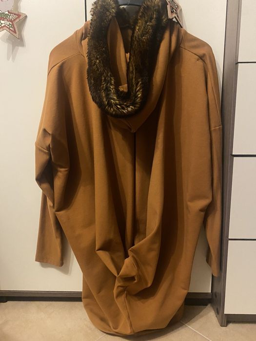 Туника-зимна цвят горчица