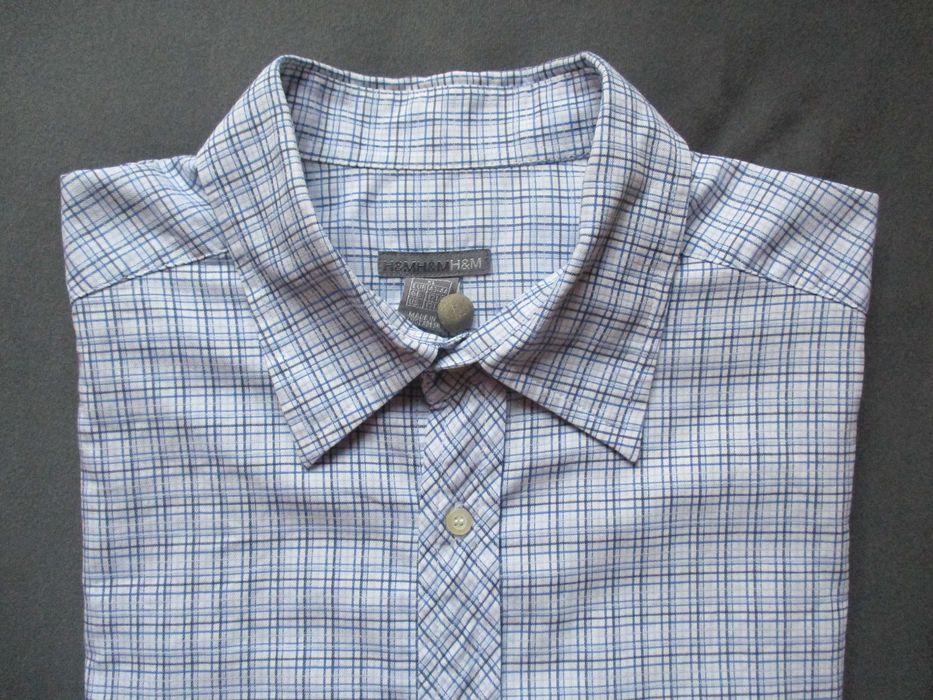 Cămașă H&M, mânecă scurtă, mărimea XL, bumbac, nepurtată