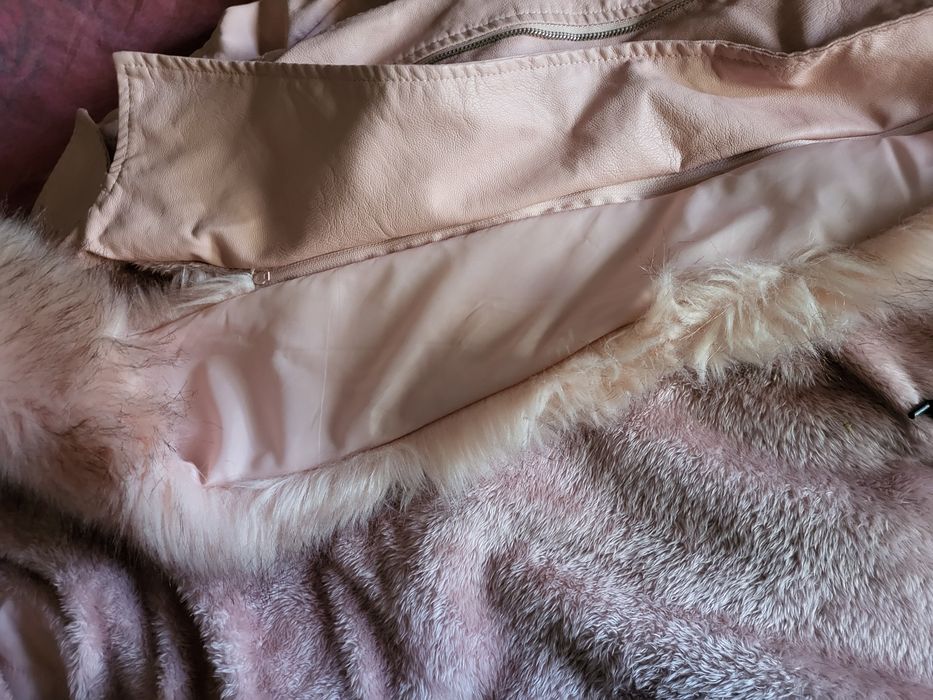 Детско кожено палто за 12 г.