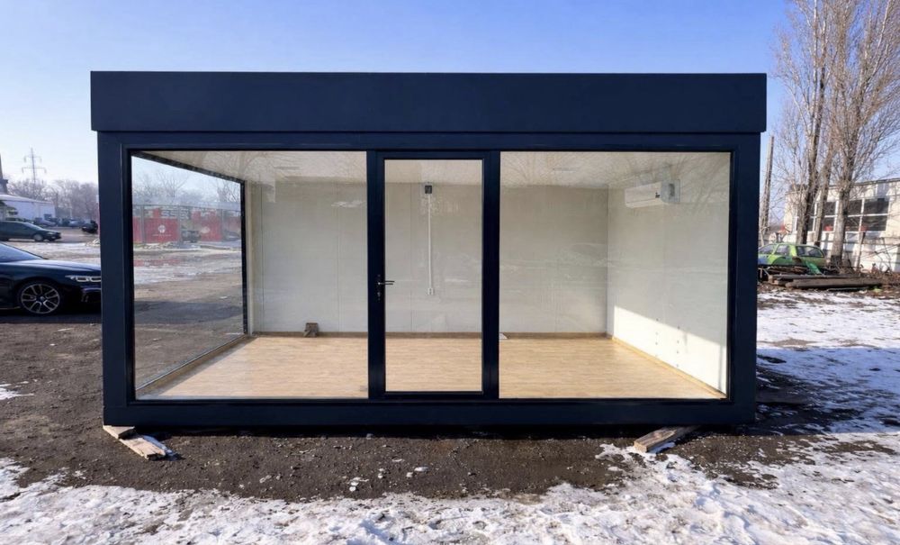 Container modular vitrina pentru birou