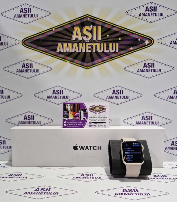 Asii Amanetului - Apple Watch SE(GPS) Gen2 40mm 32gb si Redmi Watch 5 Active cu incarcator si cutie