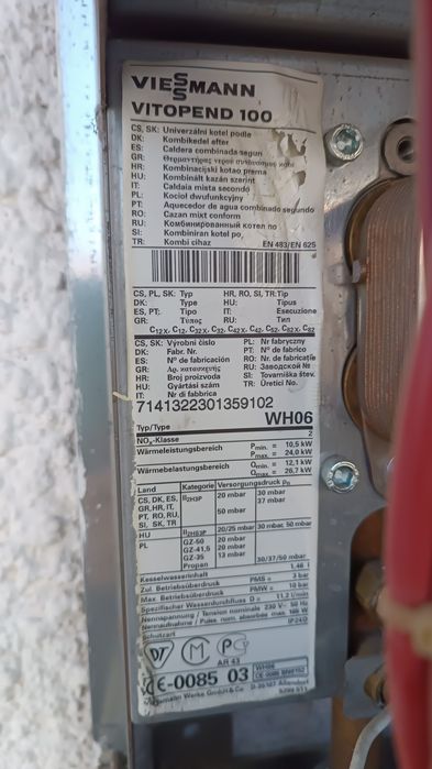 Piese centrala termica Viessmann vitoped 100 wh06