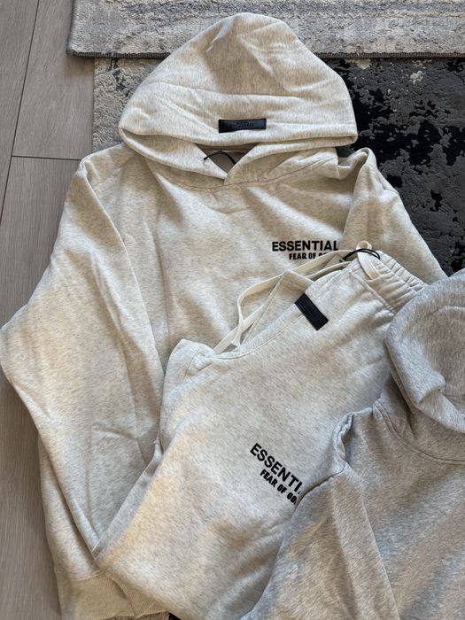 Compleu Essentials / Fear Of God / Alb Negru & Gri / Calitate Premium