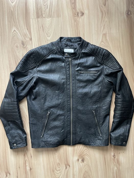 JACK & JONES Core  / мъжко кожено(естествена) яке L