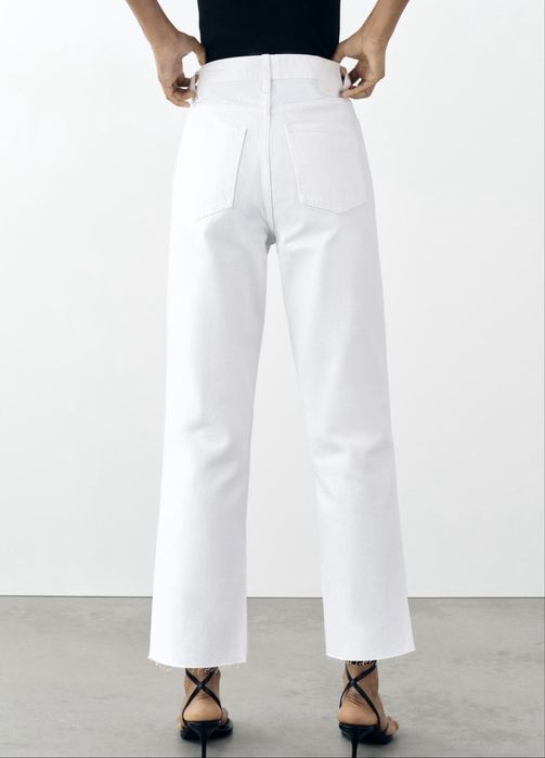 Нови Бели Дамски Дънки Zara