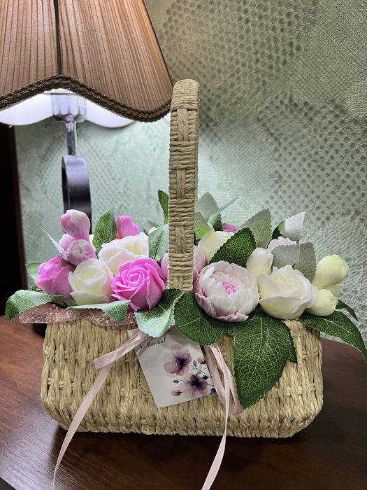 Цветы из мыла ! Отличный подарок по любому поводу!