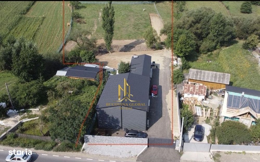 Hală de vânzare – 300 mp | Teren 6.000 mp | Acces DJ 29A – Adâncata