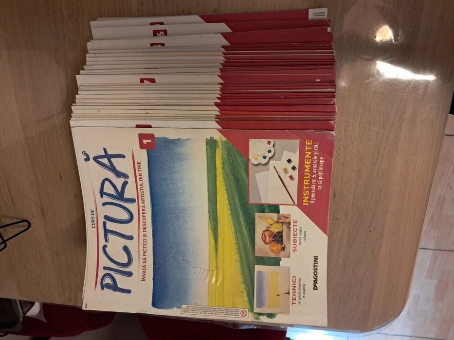 Colecția completă reviste „Curs de pictură” DeAgostini (80 de numere)