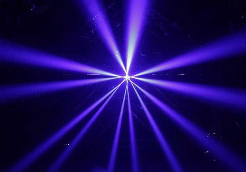 Moving Head Led Bee Eye 90W Beam Wash + Laser RGBW Sigilate