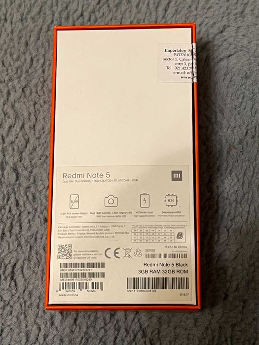 Xiaomi Redmi Note 5 - за части