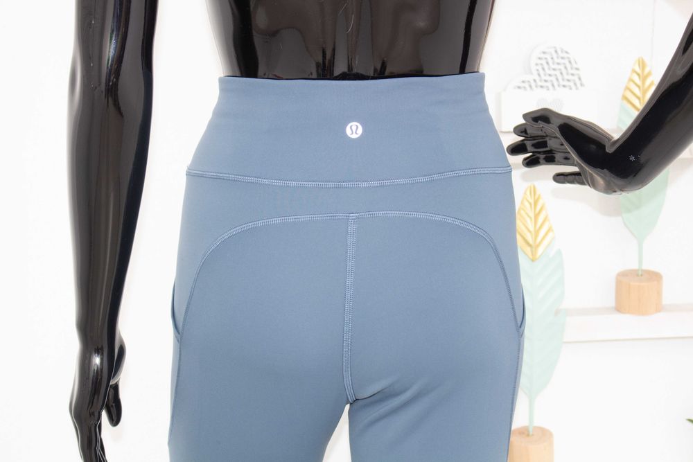 Lululemon Wunder Train оригинален дамски клин висока талия син L