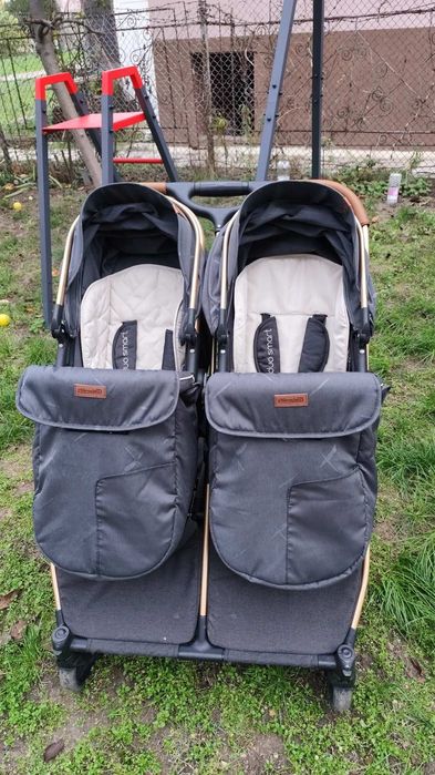 Двойна детска Детска количка Чиполино с две кошчета за кола