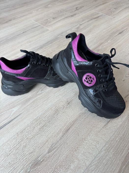 Дамски сникърси от естествена кожа