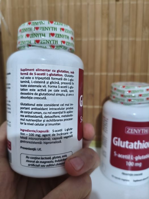 Glutathione S-acetil L-glutation, 60 pastile.