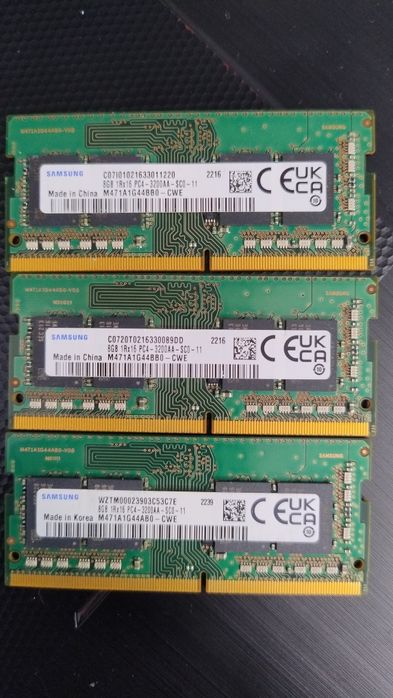 RAM Samsung 8Gb DDR4 laptop