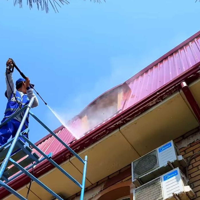 Мойка окон и фасадов в Ташкент | Oyna va fasad yuvish | Fasad tozalash