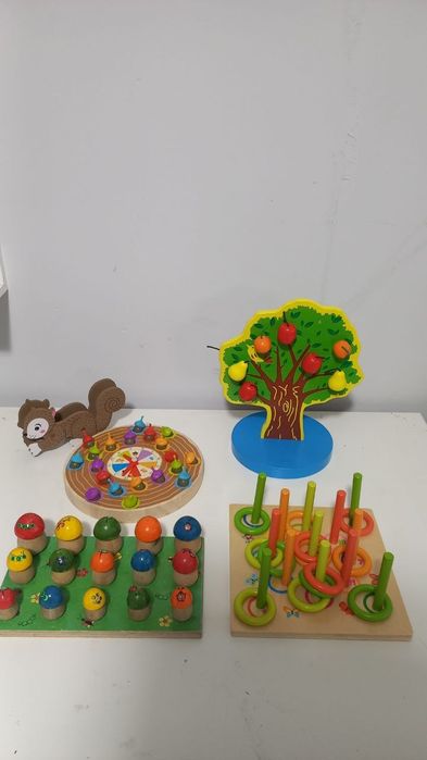 Деревянные  базовые игрушки