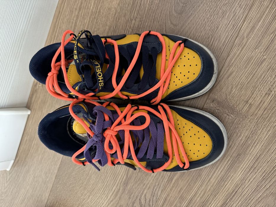 Nike dunk коллабарация с off white