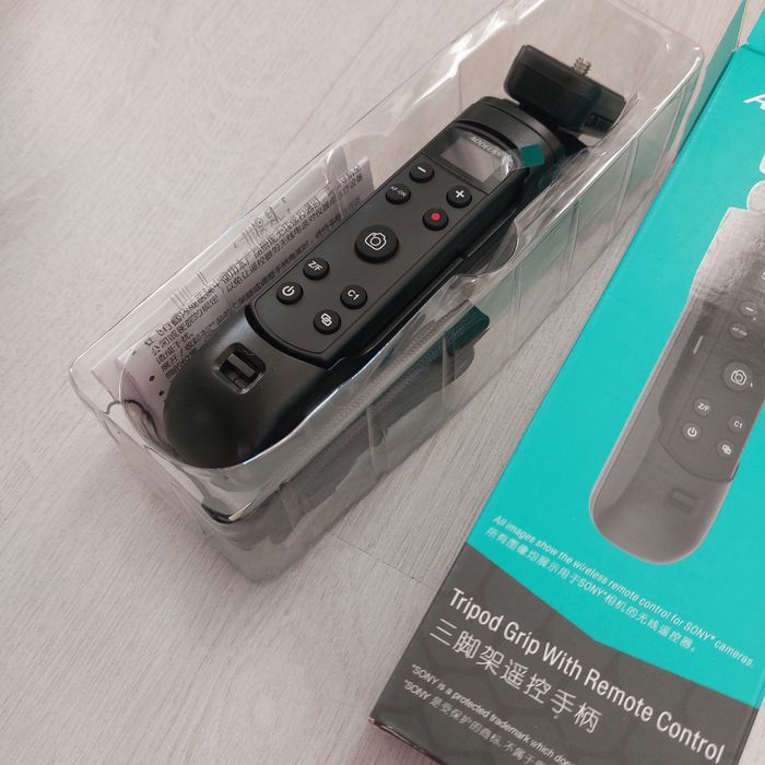 Професионален безжичен влог статив AODELAN TG-1 + OLED Bluetooth дистанционно BR-3-Sony/Nikon/Canon