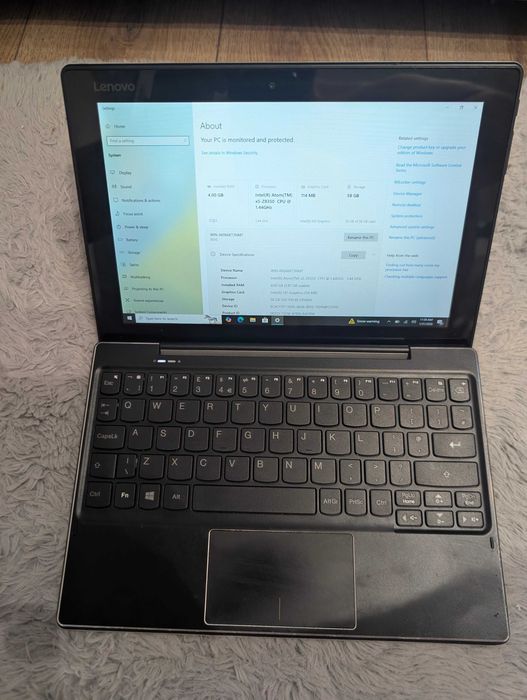 lenovo miix 320-10icr 4gb Windows 10 Tablet
